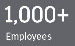 1,000+ Employees