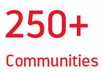 250+ Communities