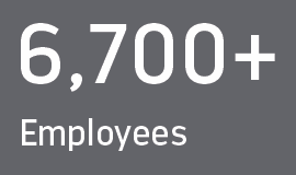 6,700+ Employees