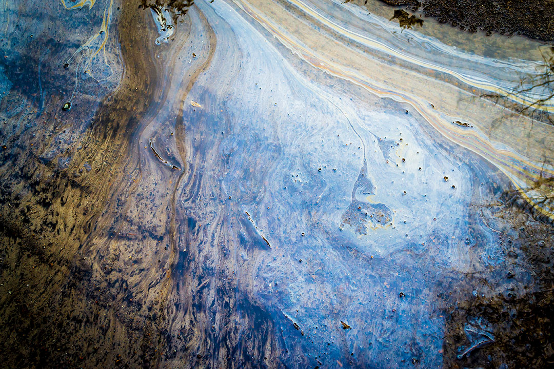 Oil Spill in Water