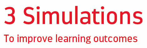3 simulations to improve learning outcomes