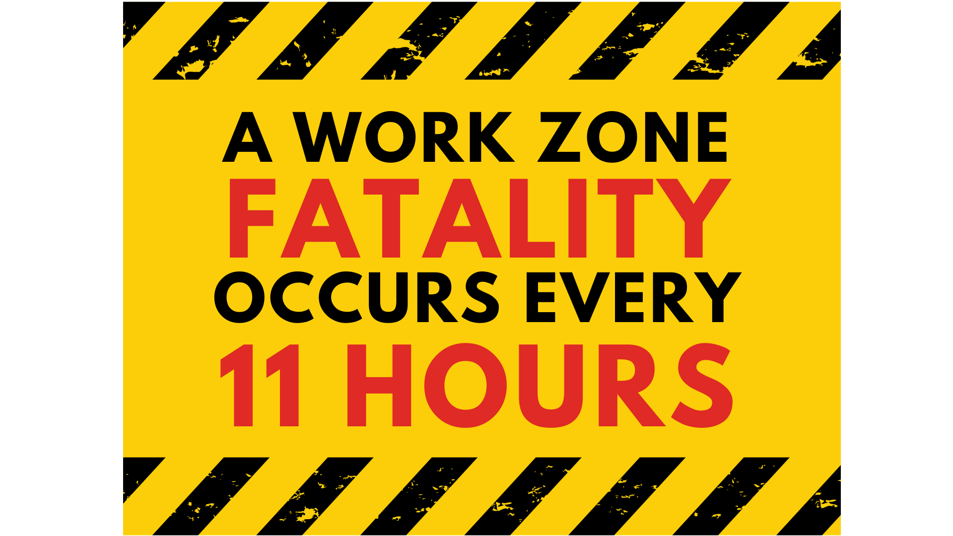 Work zone fatality statistic